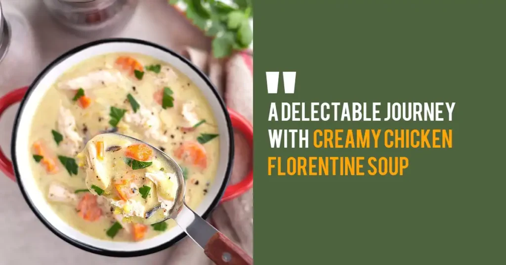 Savor the Creaminess: A Delectable Journey with Creamy Chicken Florentine Soup