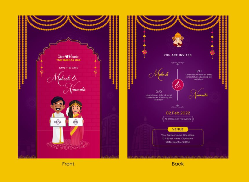 Tamil Wedding Invitation: Captivating Exquisite Designs